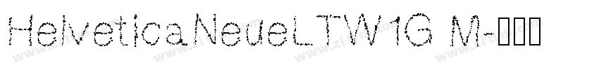 HelveticaNeueLTW1G M字体转换